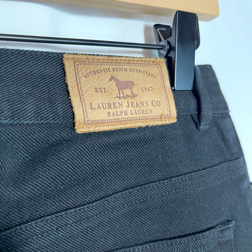 VTG Lauren Jeans Co. by Ralph Lauren Women’s Black denim high rise jeans